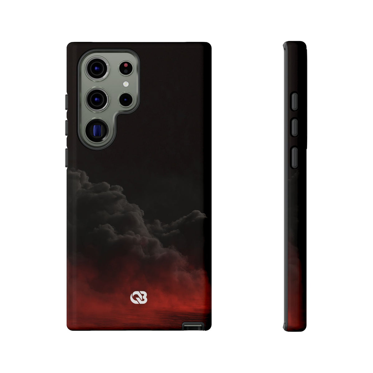 Crimson Fog Void · Tough Phone Case for Samsung · Black