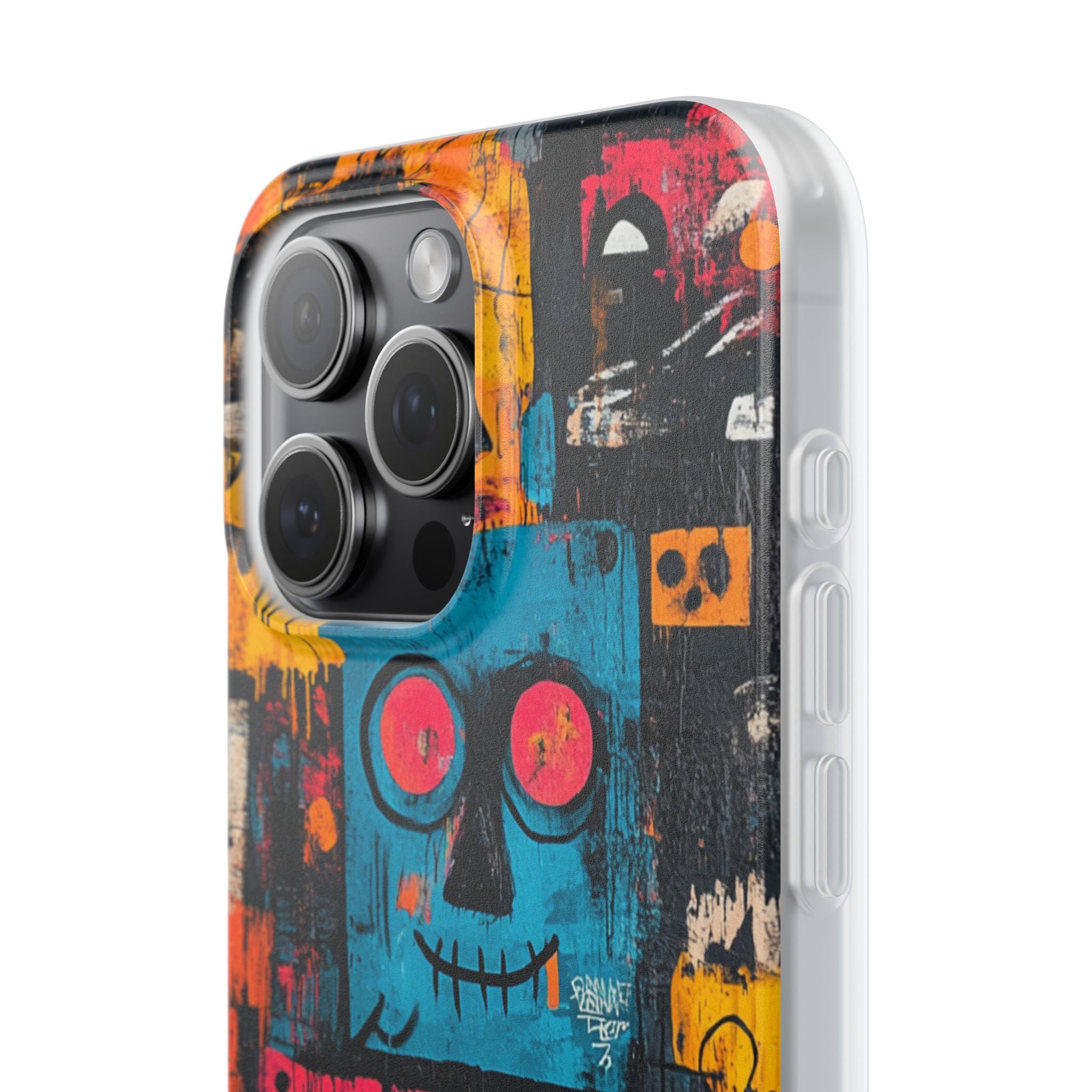 Blue Stitch Smile iPhone 15 Pro Max Case - Soft