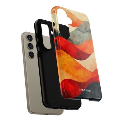 Cracked Wave Sunset Samsung S24 Skal - Tough