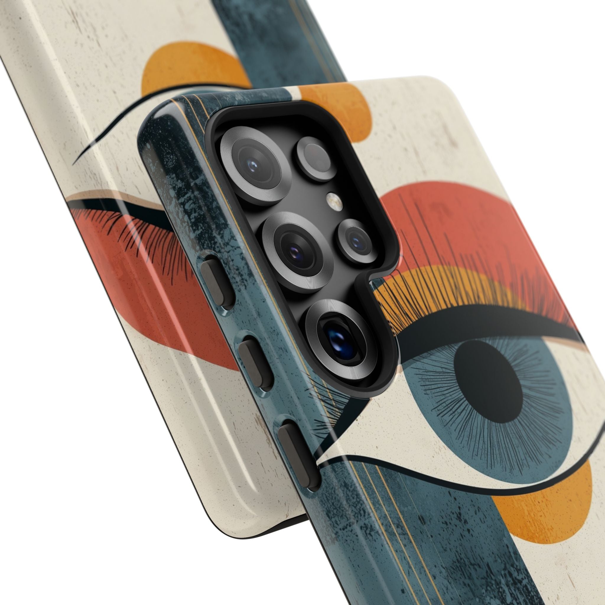 Distressed Azure Ocular · Tough Handyhülle für Samsung