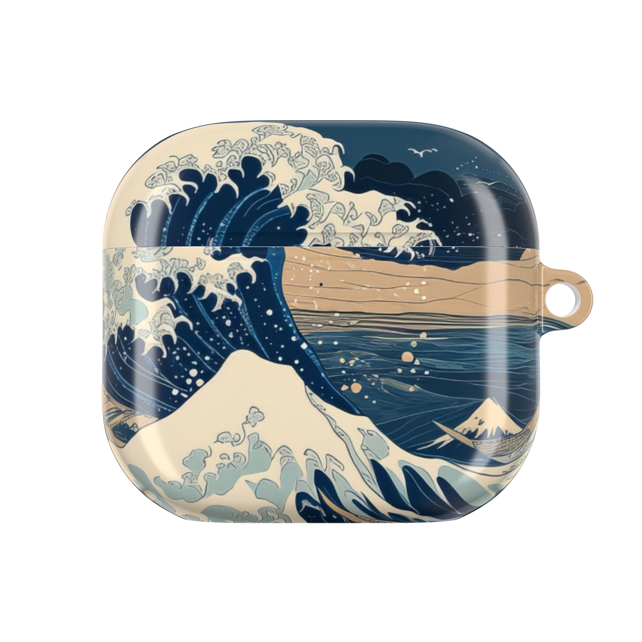 Cresting Navy Wave - AirPods Case