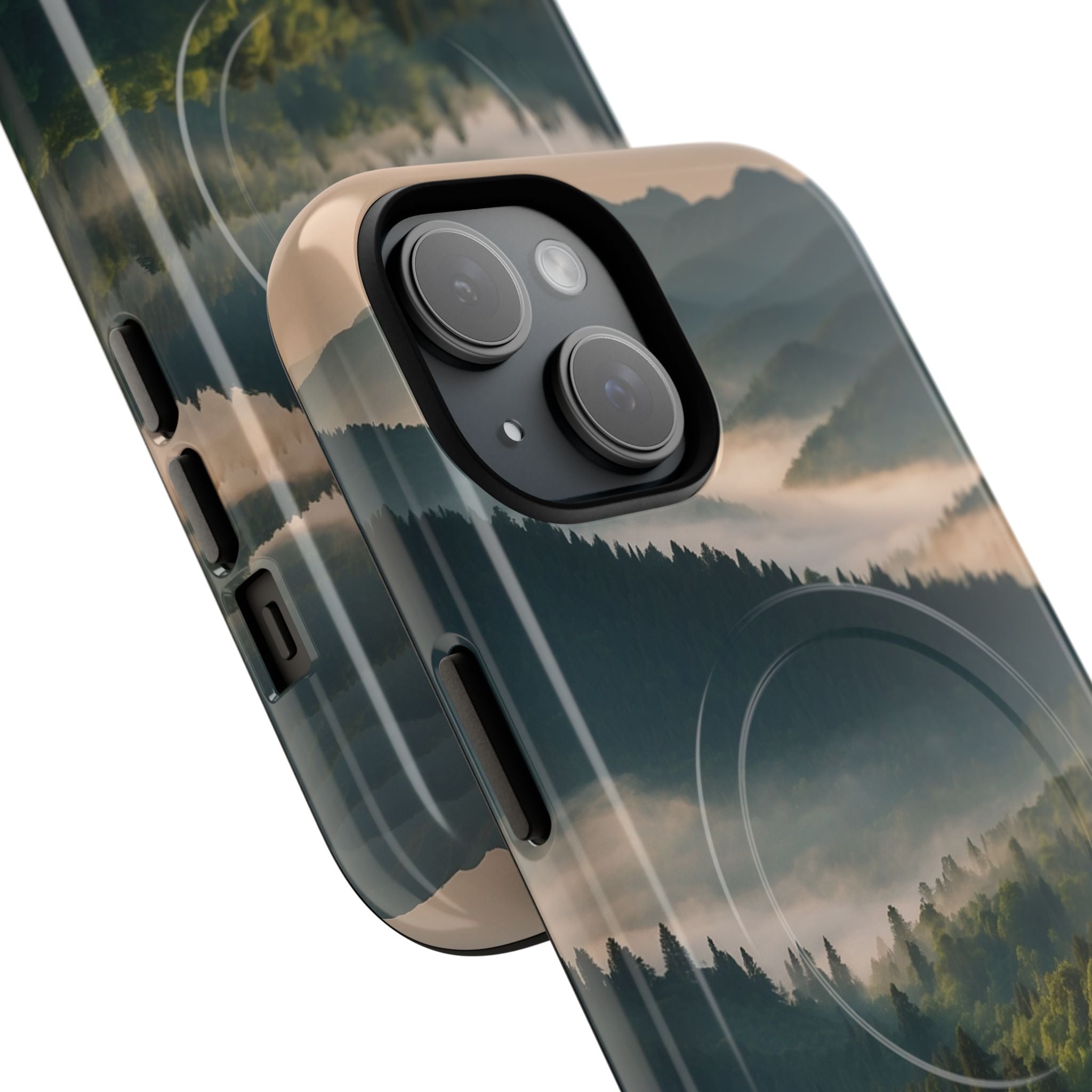 Foggy Mountain Ridge · Tough+ Hoesje voor iPhone · Magsafe