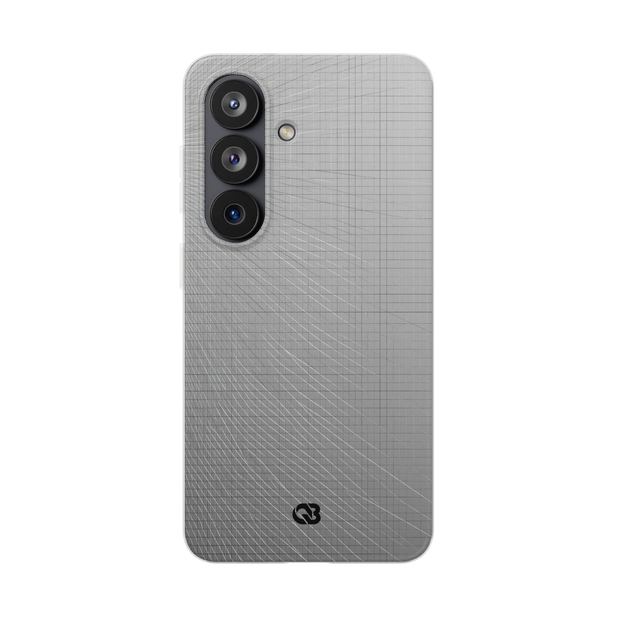 Grey Lite Phone Case for Samsung - Chrome Mesh Warp