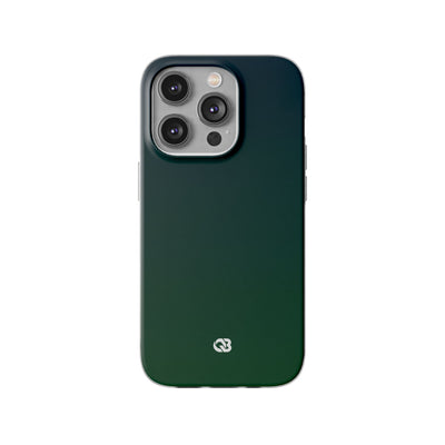 Green Lite Phone Case for iPhone - Midnight Pine Horizon
