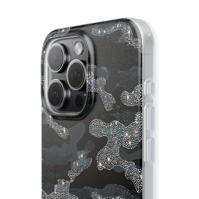 Glitter Shadow Camo · Lite Phone Case for iPhone ·  Black