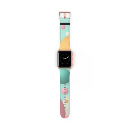 Pastel Circles Flow - Watch Band