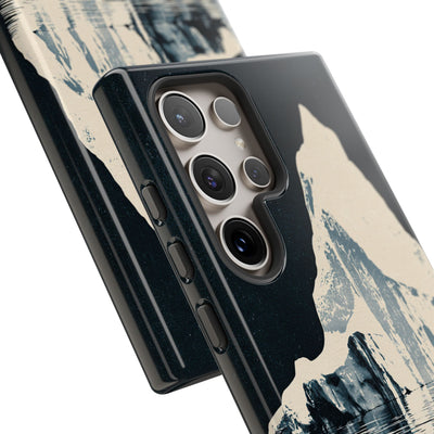 Blue Tough Phone Case for Samsung - Frozen Navy Monolith