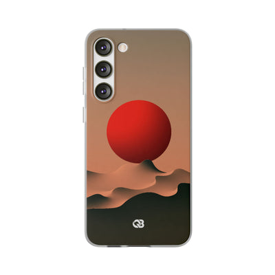 Crimson Sol Ridge · Lite Phone Case for Samsung · Red