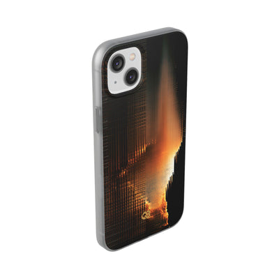 Luminous Grid · Lite Phone Case for iPhone ·  Black