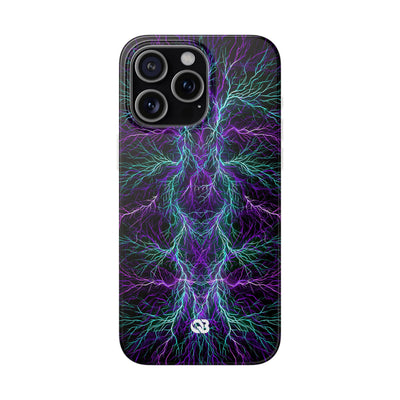 Electric Plasma Arbor · Lite Phone Case for iPhone ·  Purple