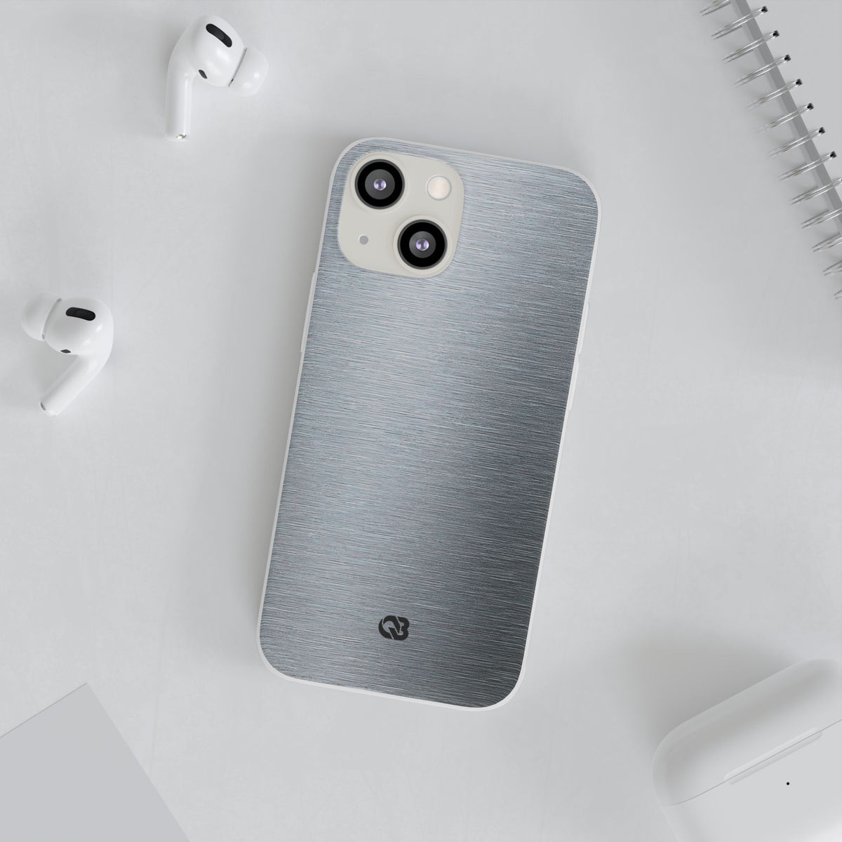 Brushed Aluminum · Lite Phone Case for iPhone ·  Silver