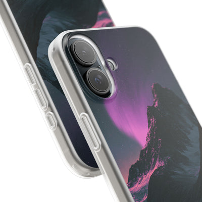 Arctic Aurora Summit · Lite Phone Case for iPhone ·  Black