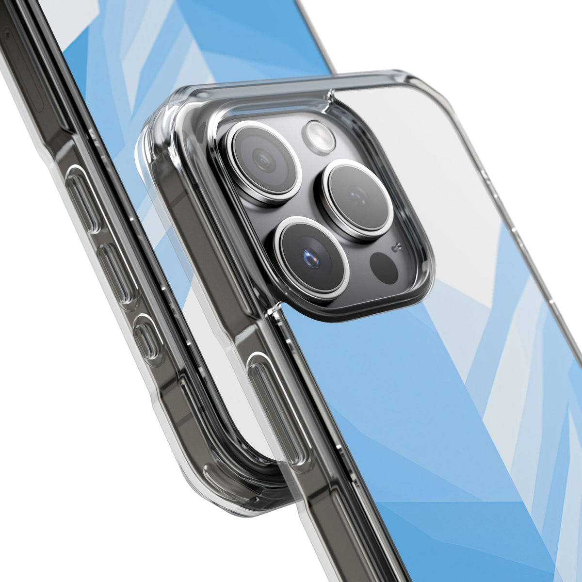 Blue Impact MagSafe Phone Case for iPhone - Arctic Glacial Ridge