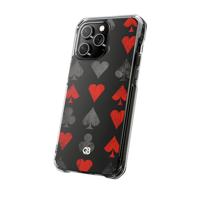 Crimson Ash Suits · Impact Hoesje voor iPhone · Magsafe