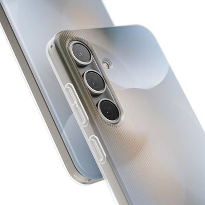 White Lite Phone Case for Samsung - Frosted Ribbed Sphere