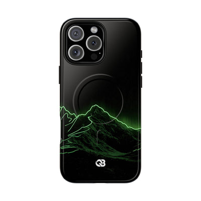 Nordic Mountain Contour · Tough 2.0 Magnetic Phone Case for iPhone · Black