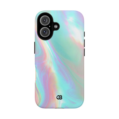 Prismatic Liquid Light · Tough Phone Case for iPhone · Teal