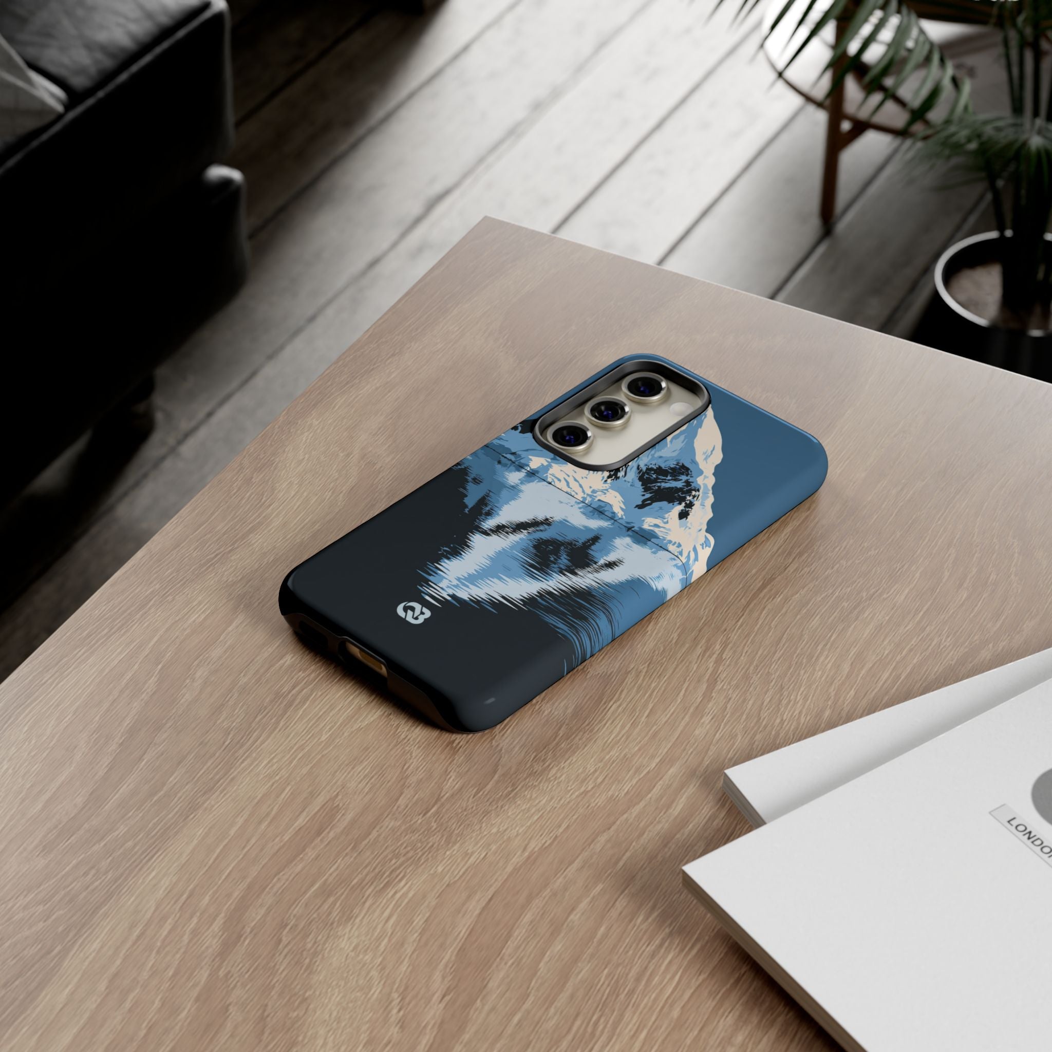 Blue Tough Phone Case for Samsung - Arctic Summit Mirror
