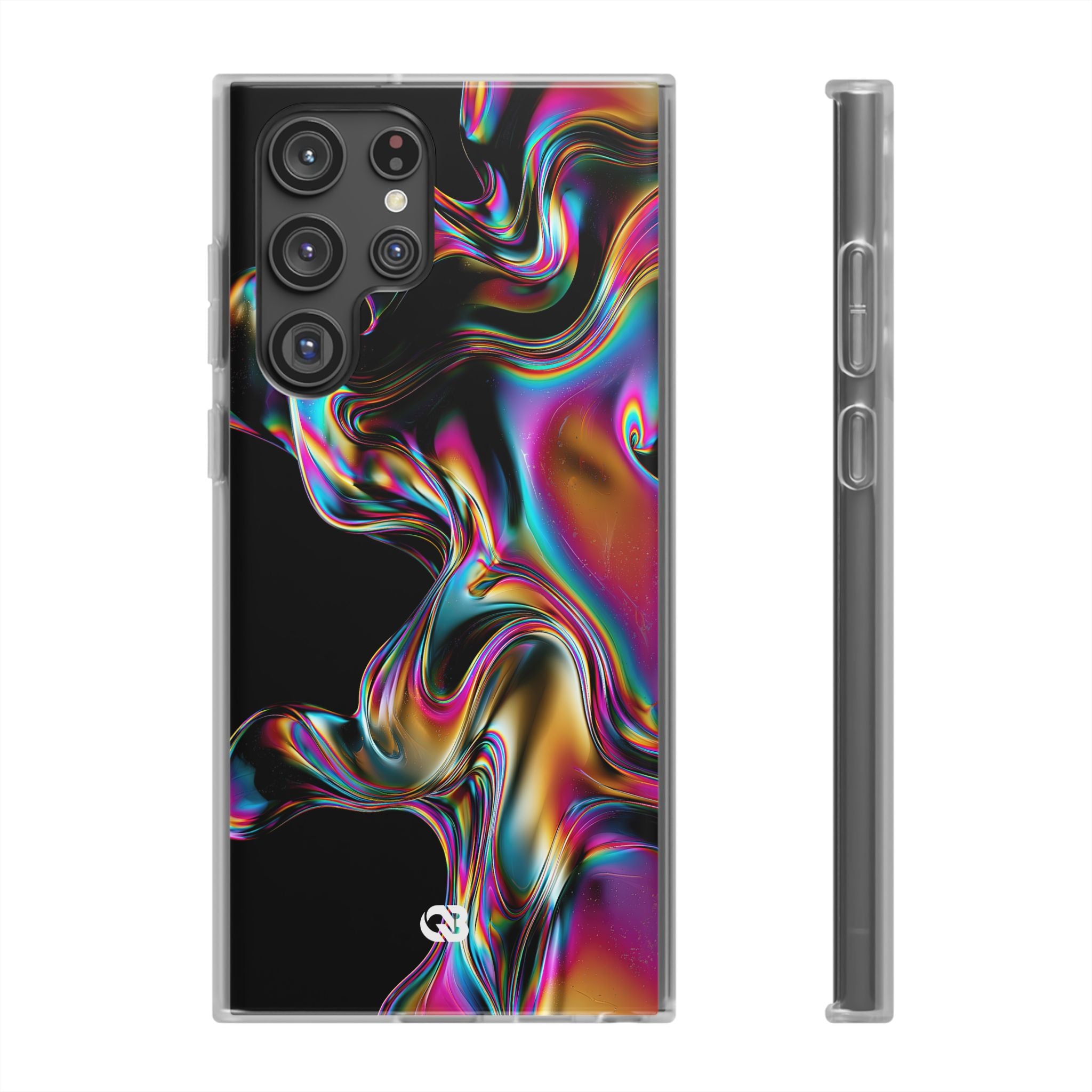 Purple Lite Phone Case for Samsung - Liquid Neon Chrome