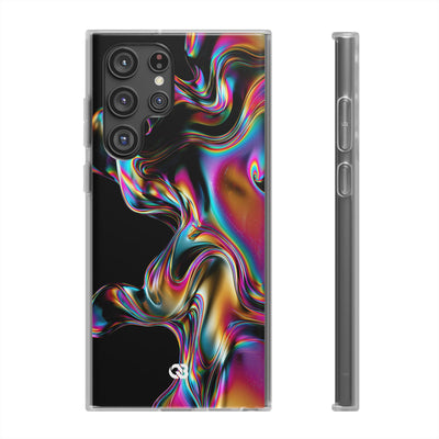Purple Lite Phone Case for Samsung - Liquid Neon Chrome