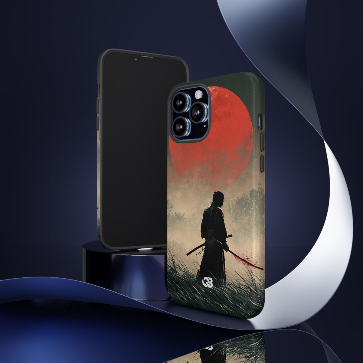 Crimson Moon Ronin · Tough Phone Case for iPhone · Red