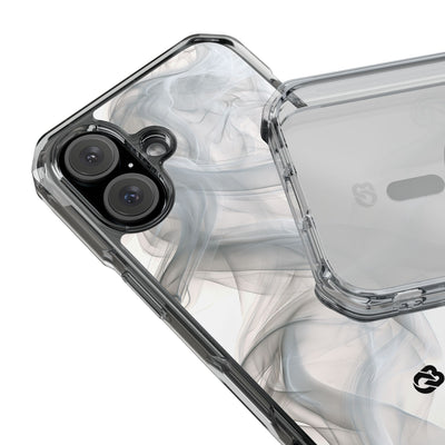 Vapor Noir · Clear Impact Magnetic Phone Case for iPhone ·  White