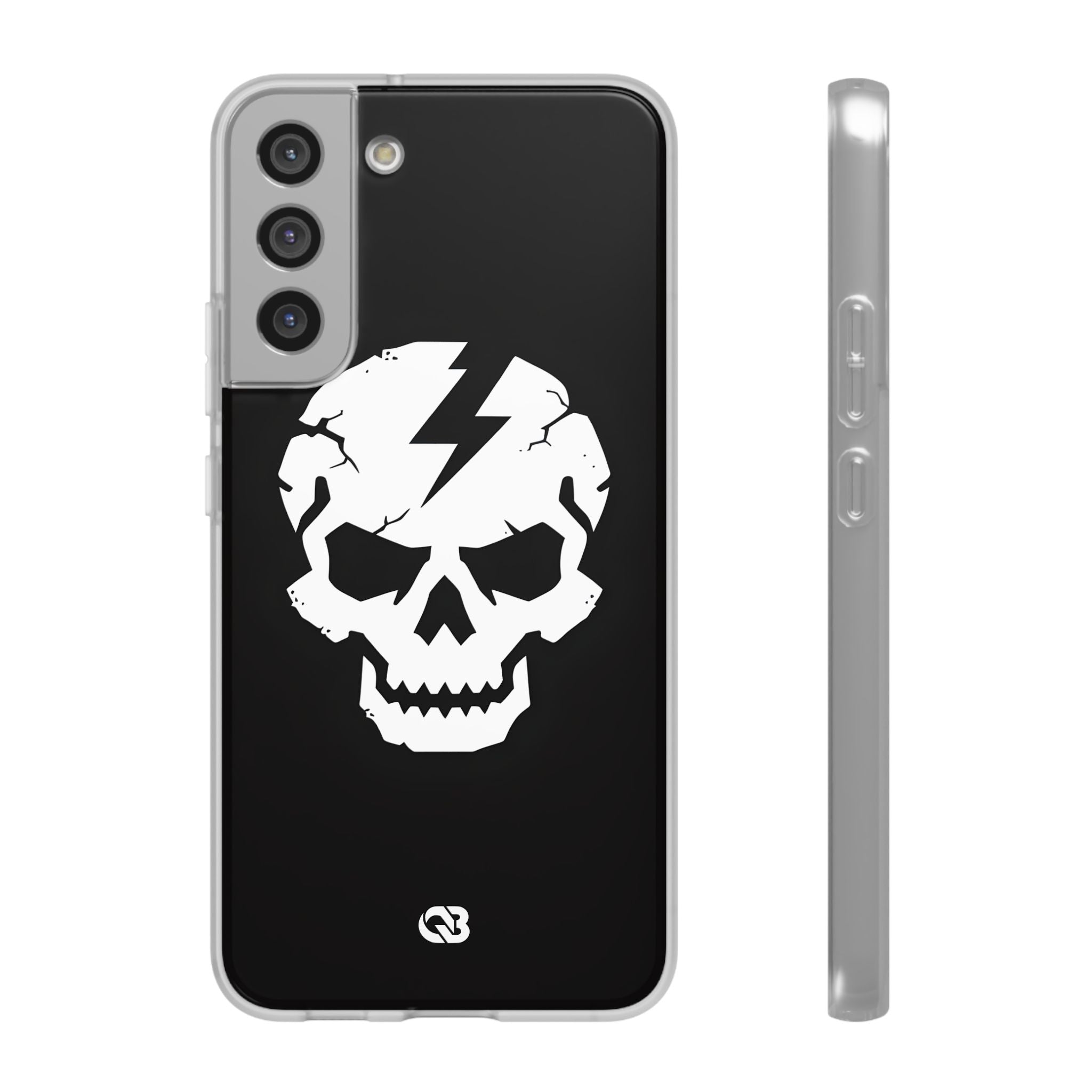 Shattered Bolt Skull · Soft Phone Case for Samsung