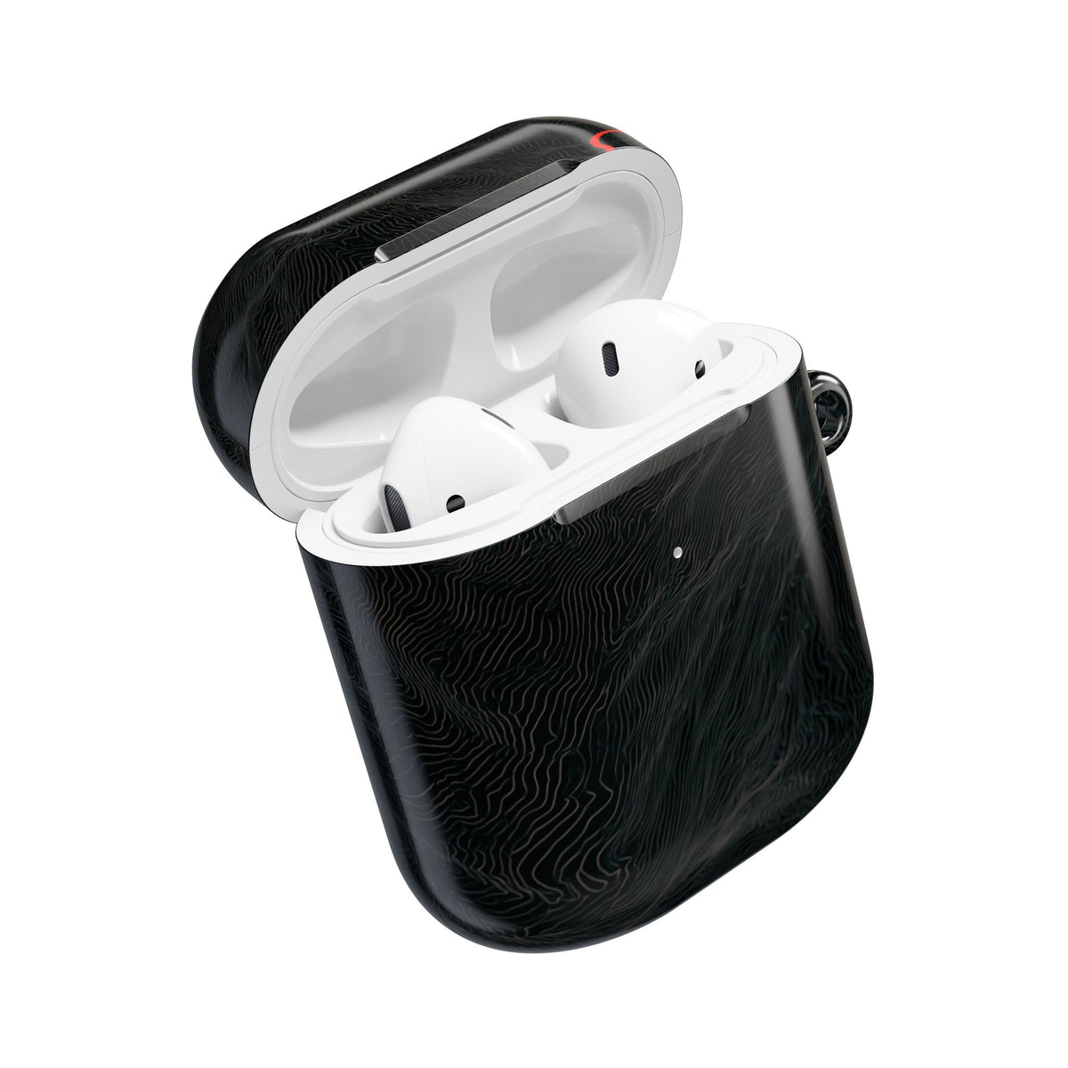 Crimson Ridge Pass · Hard Case for AirPods & AirPods Pro · Black