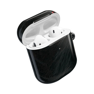 Crimson Ridge Pass · Hard Case for AirPods & AirPods Pro · Black