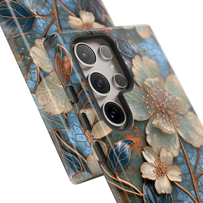 Gilded Blossom Reverie · Tough Phone Case for Samsung · Teal