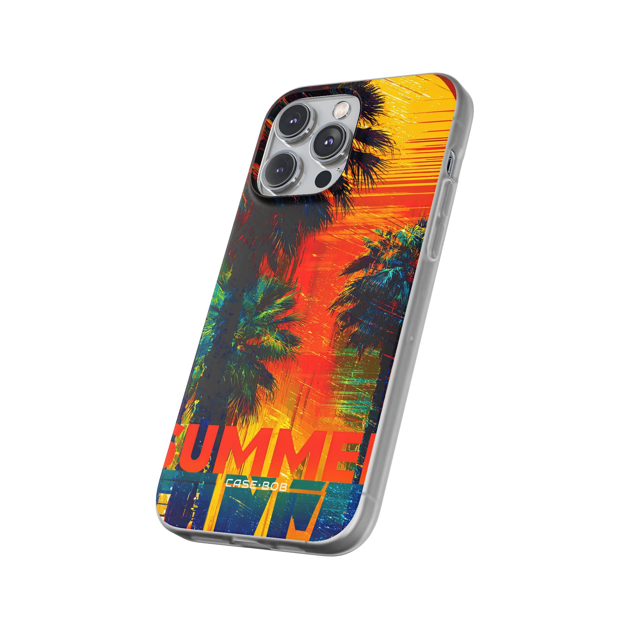 Tropical Sunburst iPhone 14 Pro Max Case - Soft