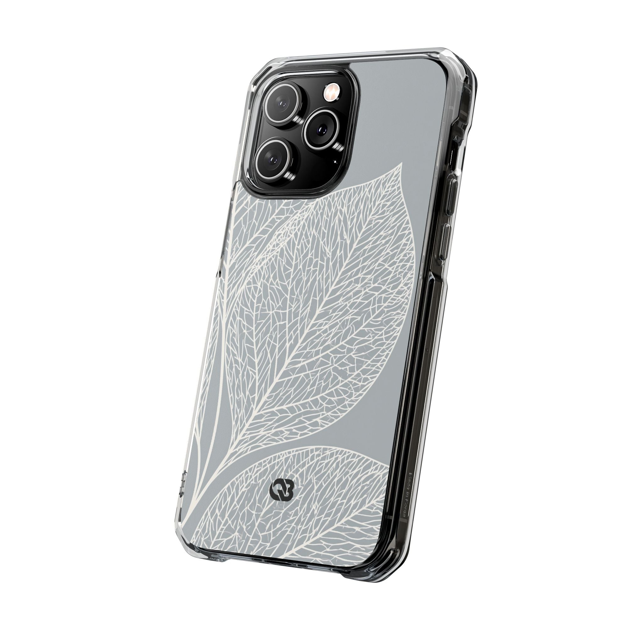 Grey Impact MagSafe Phone Case for iPhone - Frosted Ash Veins