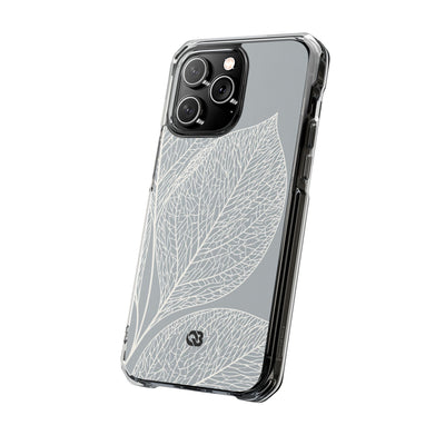 Grey Impact MagSafe Phone Case for iPhone - Frosted Ash Veins