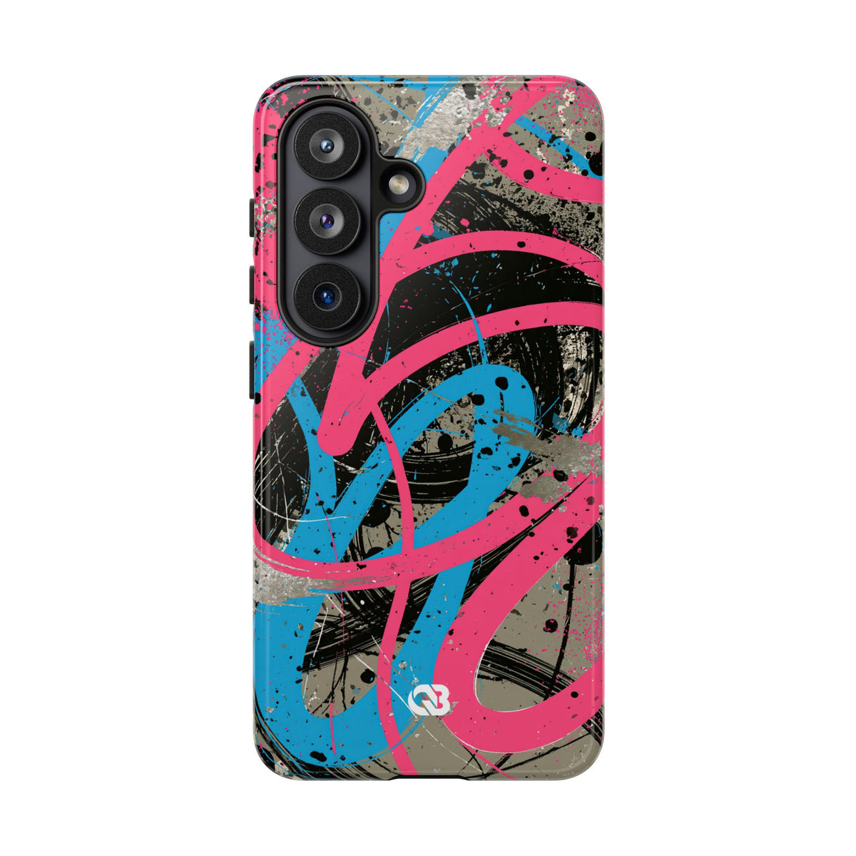 Cyber Splatter Flow · Tough Phone Case for Samsung · Pink