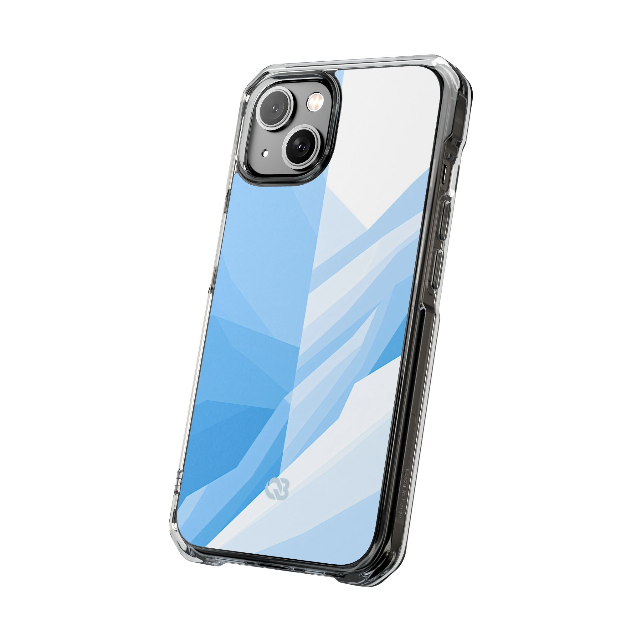 Blue Impact MagSafe Phone Case for iPhone - Arctic Glacial Ridge