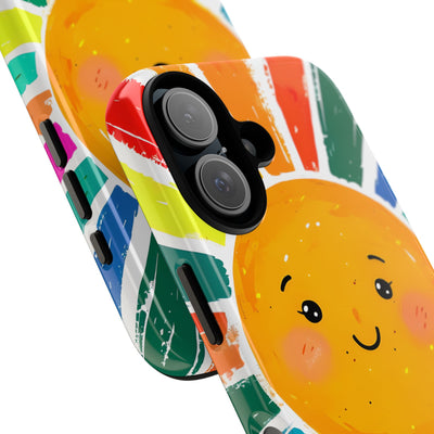 Vibrant Solar Smile · Tough Phone Case for iPhone