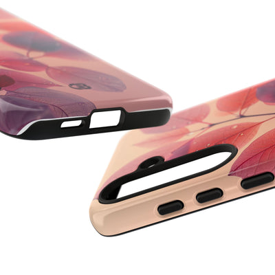 Dewy Magenta Foliage · Tough Phone Case for Samsung