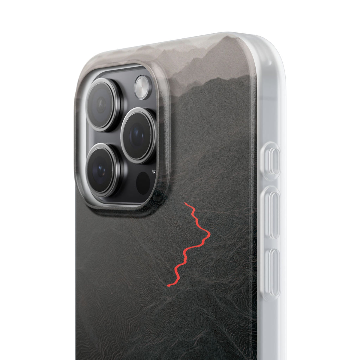 Crimson Ridge Pass · Lite Phone Case for iPhone ·  Black