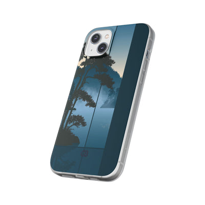 Blue Lite Phone Case for iPhone - Kyoto Mist Pine