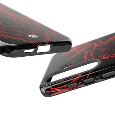 Nordic Moose Contour · Tough Phone Case for Samsung · Red