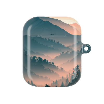 Misty Pine Summit · Hard Case for AirPods & AirPods Pro · Green
