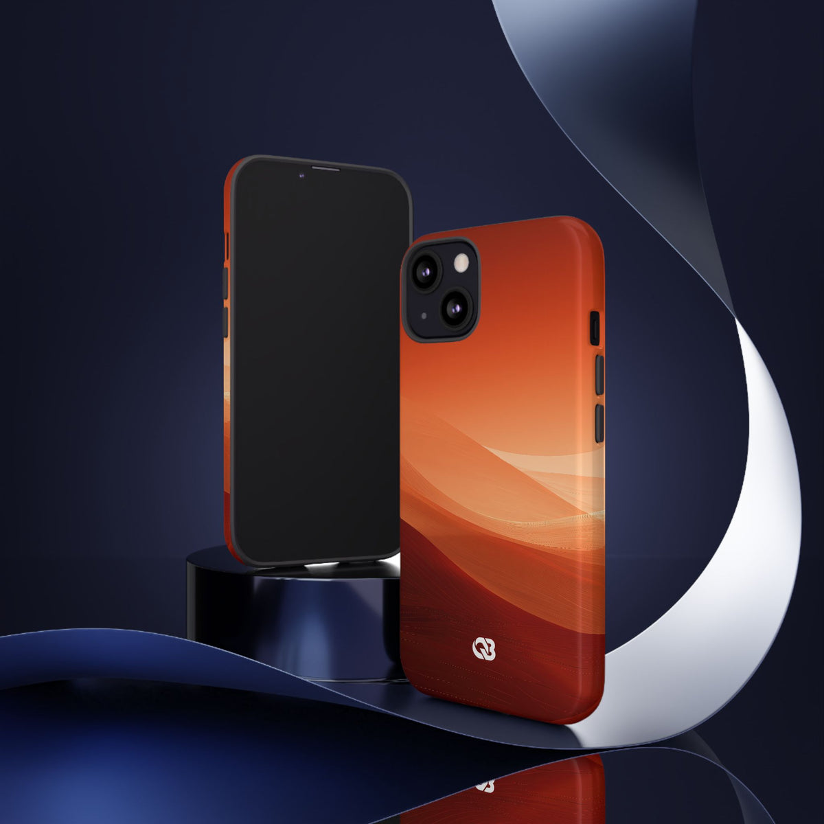 Terracotta Dune Ridges · Tough Phone Case for iPhone · Orange