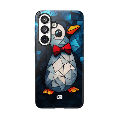 Mosaic Bowtie Penguin · Tough Hoesje voor Samsung