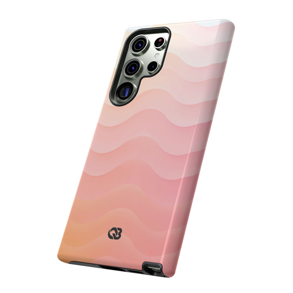 Blush Horizon Waves · Tough Phone Case for Samsung · Pink