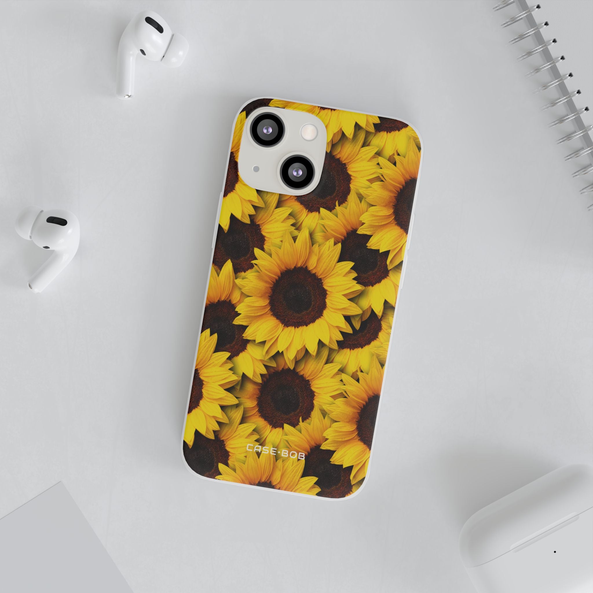 Sonnenblumen-Glühen iPhone 13 mini Case - Soft