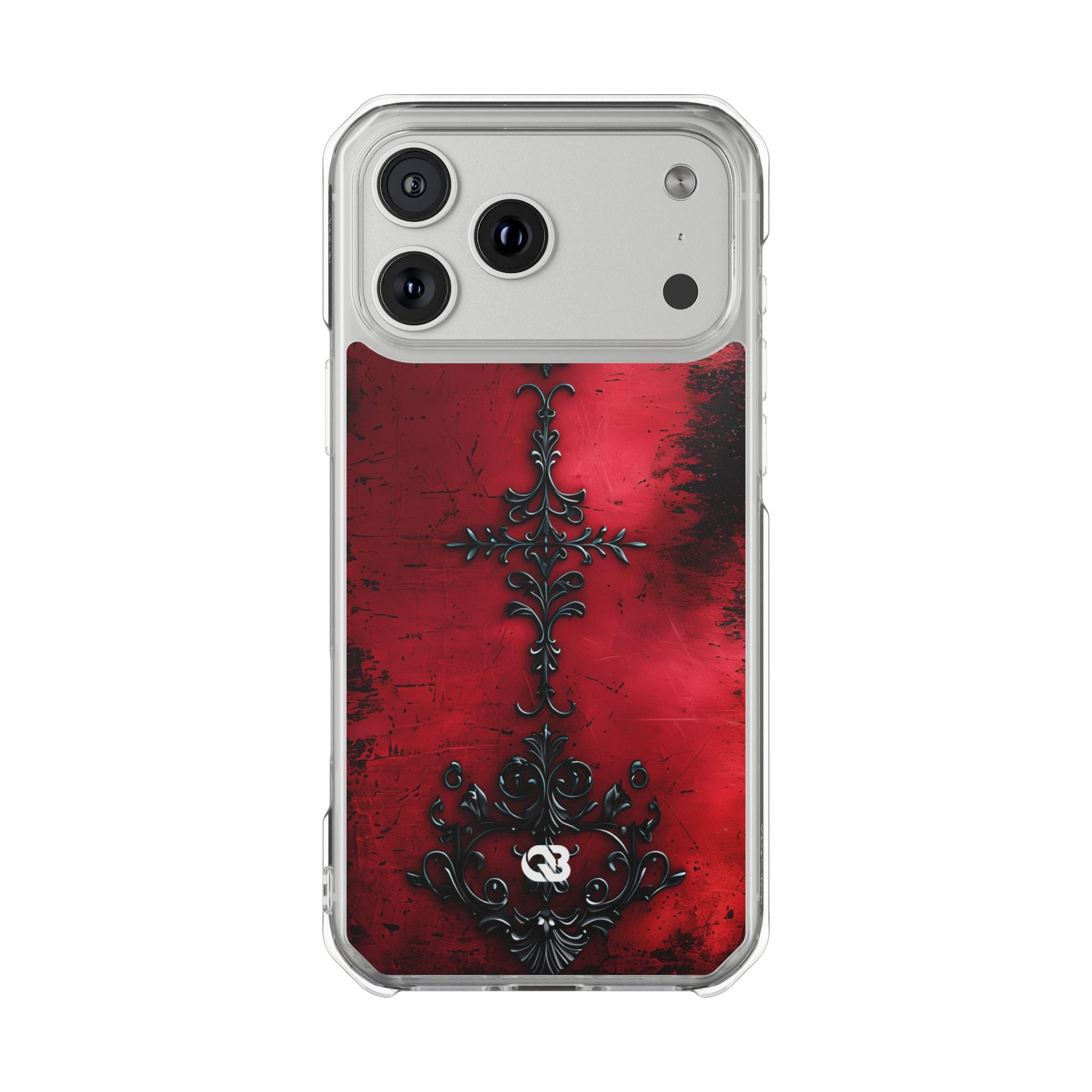 Crimson Gothic Filigree · Impact Phone Case for iPhone · Magsafe