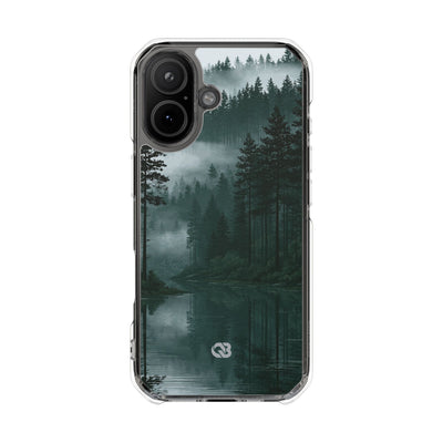 Green Impact MagSafe Phone Case for iPhone - Misty Evergreen Mirror