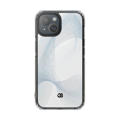 White Impact MagSafe Phone Case for iPhone - Arctic Line Current