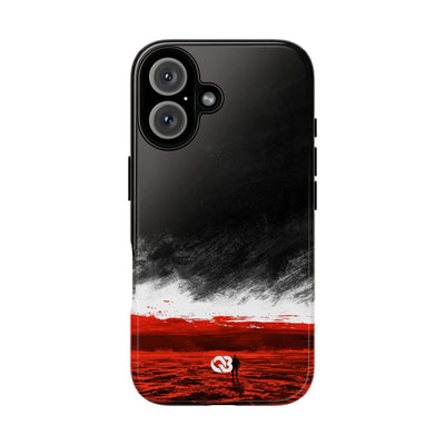 Crimson Horizon · Tough Phone Case for iPhone · Black
