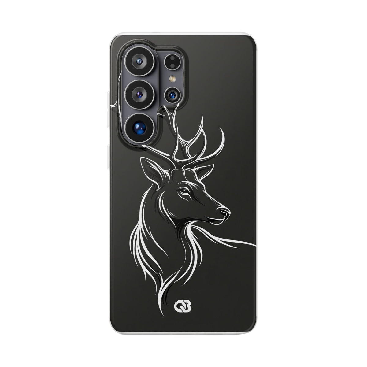 Nordic Stag Contour · Lite Phone Case for Samsung · Grey